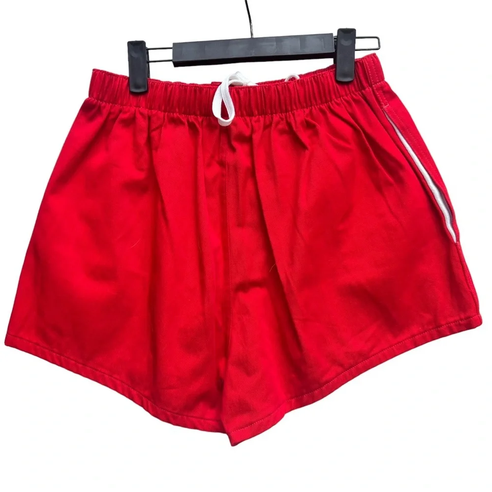 Vintage new nos NIKE red shorts m medium 90s
